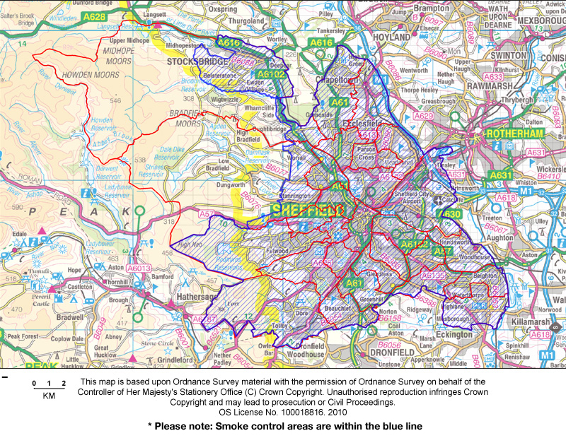 Smoke Control Area Map